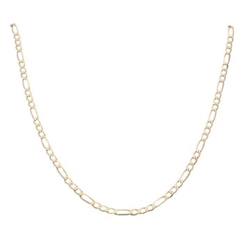 9ct Yellow Gold Figaro Chain 18"
