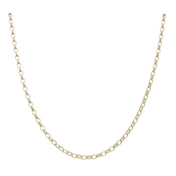 9ct Yellow Gold Belcher Chain 18"