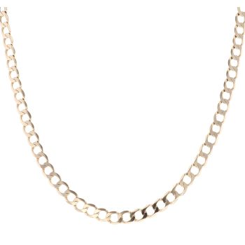 9ct Yellow Gold Curb Chain 28"