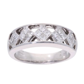 9ct White Gold 0.40ct Fancy Diamond Ring