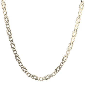 9ct Yellow Gold Celtic Chain 18"