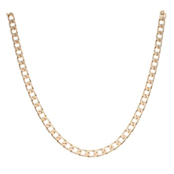 9ct Yellow Gold Curb Chain 18"
