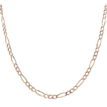 9ct Yellow Gold Figaro Chain 18"