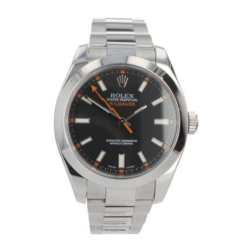 Rolex Milgauss Pre Owned Watch Ref 116400