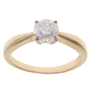 18ct Yellow Gold 0.75ct Brilliant Cut Diamond Solitaire Ring