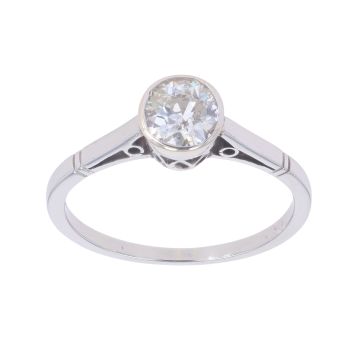 14ct White Gold 0.70ct Diamond Solitaire Ring