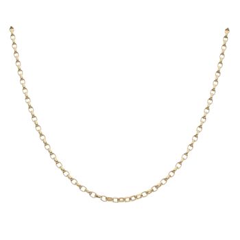 9ct Yellow Gold Belcher Chain 18"