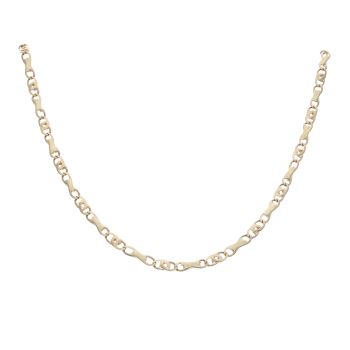 9ct Yellow Gold Fancy Chain 18"