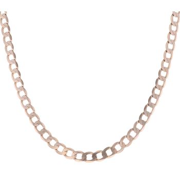9ct Yellow Gold Curb Chain 18"