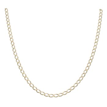 9ct Yellow Gold Curb Chain 20"