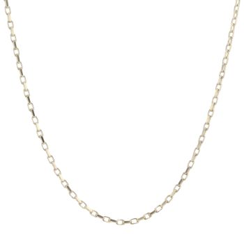 9ct Yellow Gold Square Belcher Chain 22"
