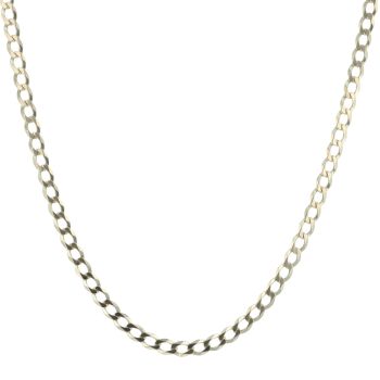 9ct Yellow Gold Curb Chain 18"