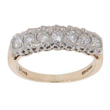 9ct Yellow Gold 0.50ct Diamond Eternity Ring