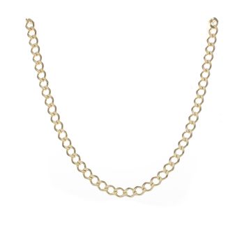 9ct Yellow Gold Curb Chain 22"