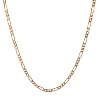 9ct Yellow Gold Figaro Chain 18"