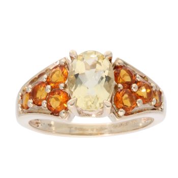 9ct Yellow Gold Citrine Dress Ring