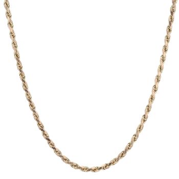 9ct Yellow Gold Rope Chain 20"