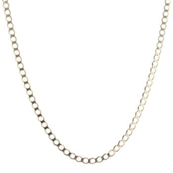 9ct Yellow Gold Curb Chain 18"