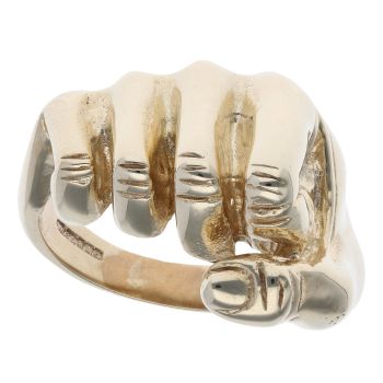 9ct Yellow Gold Fist Ring