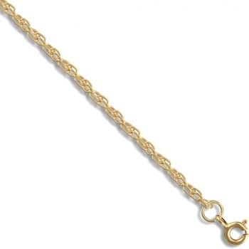 9ct Yellow Gold Prince Of Wales Chain