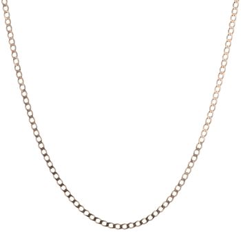 9ct Yellow Gold Curb Chain 18"
