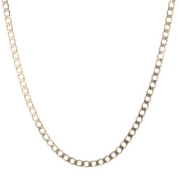 9ct Yellow Gold Curb Chain 20"