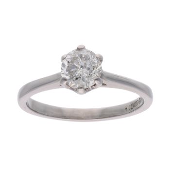 9ct White Gold 0.50ct Diamond Solitaire Ring