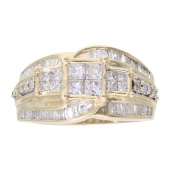 9ct Yellow Gold 1.00ct Fancy Diamond Ring