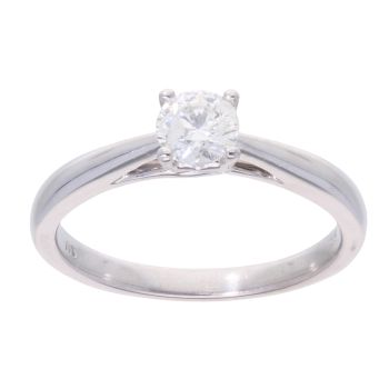 9ct White Gold 0.50ct Diamond Solitaire Ring