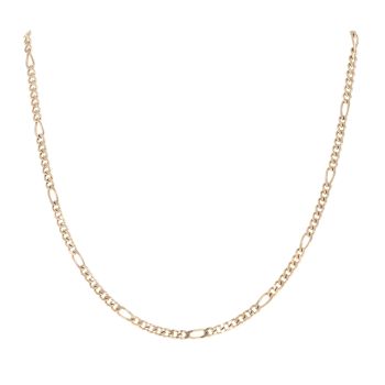 9ct Yellow Gold Figaro Chain 16"