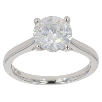 Platinum 2.00ct Brilliant Cut Diamond Solitaire Ring