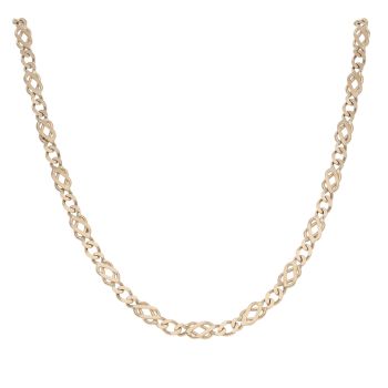 9ct Yellow Gold Fancy Chain 24"