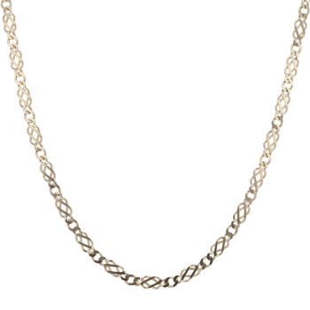 9ct Yellow Gold Celtic Patterned Chain 18"