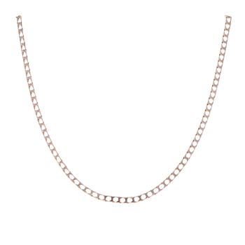 9ct Yellow Gold Square Curb Chain 22"
