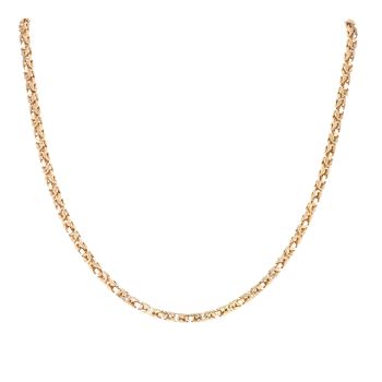 9ct Yellow Gold Byzantine Chain 18"