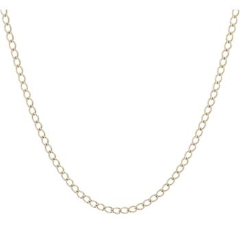 9ct Yellow Gold Curb Chain 20"