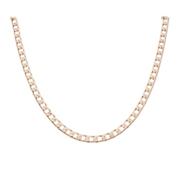 9ct Yellow Gold Curb Chain 18"