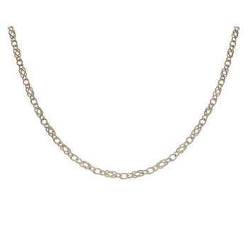 9ct Yellow Gold Fancy Chain  18"
