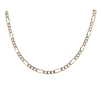 9ct Yellow Gold Figaro Chain 24"