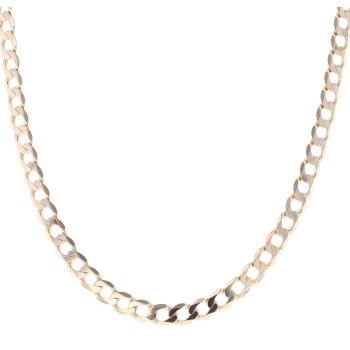 9ct Yellow Gold Curb Chain 20"