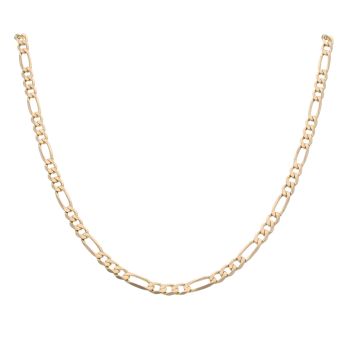9ct Yellow Gold Figaro Chain 20"