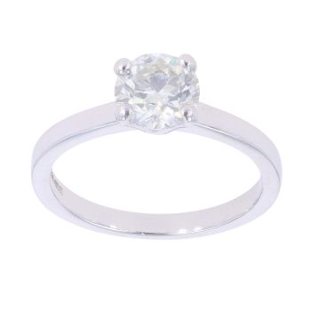 18ct White Gold 1.00ct Diamond Solitaire Ring