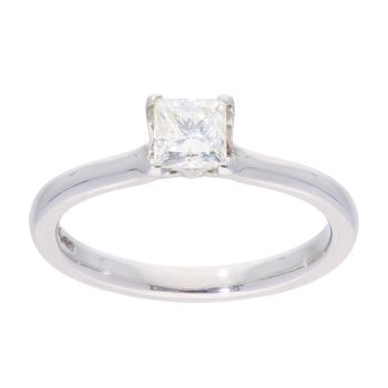 Platinum 0.65ct Diamond Solitaire Ring