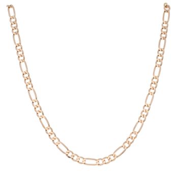 9ct Yellow Gold Figaro Chain 18"