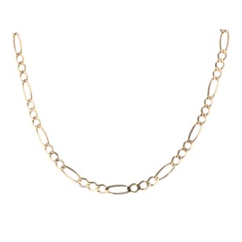 9ct Yellow Gold Figaro Chain 18"