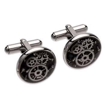 Stainless Steel Cog Cufflinks