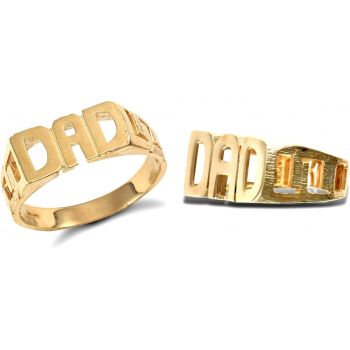 9ct Yellow Gold Dad Ring