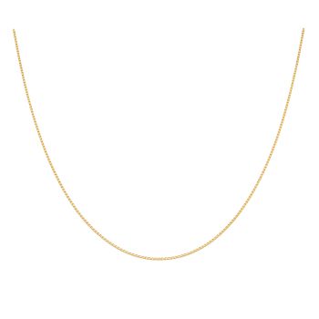22ct Yellow Gold Box Chain 20"