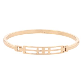 9ct Yellow Gold Rennie Mac Hinged Bangle