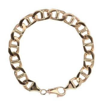 9ct Yellow Gold Anchor Bracelet 8"